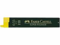 Faber-Castell 120311 - Feinmine Super Polymer, 0.35 mm, Härtegrad H, 12 Stück