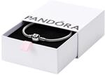 PANDORA Moments Schlangen-Gliederarmband mit Zylinderverschluss aus Sterling-Silber,