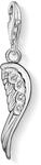 THOMAS SABO Damen Charm-Anh&auml;nger Engel Fl&uuml;gel Charm Club 925 Sterling Silber