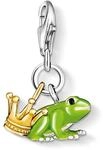 THOMAS SABO Damen Charm-Anh&auml;nger Schmetterling wei&szlig;e Steine Charm Club 925