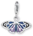 s.Oliver Damen-Charm 925 Sterling Silber Schmetterling L&auml;nge ca. 11 mm 393379