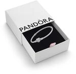 PANDORA Moments Schlangen-Gliederarmband mit Funklendem Herz-Verschluss 590727CZ