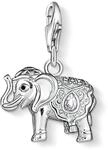 THOMAS SABO Damen Charm-Anh&auml;nger Elefant 925 Sterling Silber 1050-041-14