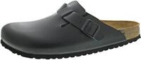 Birkenstock Classic Boston Leder 60193, Clogs, Schwarz (Schwarz 49), 46 EU (11.5 UK)