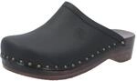 Berkemann Unisex Holz Clogs Glattleder medium Fu&szlig;bett: Nicht herausnehmbar