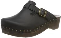 Berkemann Damen Riemen-toeffler Clogs, Schwarz, 35.5 EU
