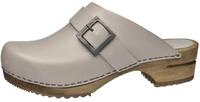 Sanita Wood-Urban open 453062-20 Damen Clogs & Pantoletten Grau (Grey 20) EU 35