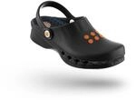 WOCK NUBE mit Einlage, Damen Arbeit Clogs, Unisex - Mann Frau Clog mit Fersenriemen,