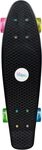 authentic sports & toys GmbH Skateboard Fun, No Rules, NEON mit Leuchtrollen, Schwarz authentic sports & toys GmbH Skateboard Fun, No Rules, NEON mit Leuchtrollen, Schwarz