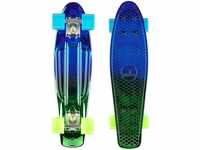 Ridge Unisex-Youth R22-SILTK-UV-BLUE-GREEN Skateboard, Blau/Grün, 56 cm