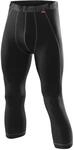 L&ouml;ffler Herren Unterhose 3/4 Transtex Warm, schwarz, 52, 10736
