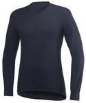 Woolpower Unisex Merinowolle Funktionsshirt Crewneck 200 Langarm, dunkelblau, XXL