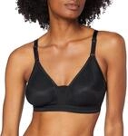 Triumph Damen Sport-BH Triaction Trophy N, ohne B&uuml;gel, Gepolstert, 75B, Schwarz