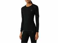 Odlo Damen ACTIVE X-WARM Baselayer Langarm-Shirt mit Rundhals, Black, XL