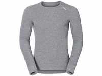 Odlo Herren ACTIVE WARM Baselayer Langarm-Shirt mit Rundhals, Grey Melange, XL
