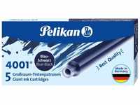 Pelikan 310607 Tintenpatronen 4001 GTP/5, 5-er Pack, blau/schwarz