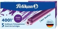 Pelikan Gro&szlig;raum-Tintenpatronen 4001 Tinte Violett, 5 St&uuml;ck