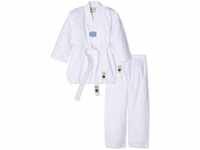 Ju-Sports Taekwondo Anzug to start Weiß 110 I Dobok Taekwondo für Kinder &