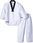 DEPICE Taekwondo Anzug Taeryon mit schwarzem Revers 150 cm