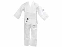 adidas Karateanzug K200E Kids Kinder Judo Anzug (inkl. Gürtel), Weiß, 130/140