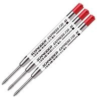 Schneider 77304 - Kugelschreibermine 735M 3-er, rot