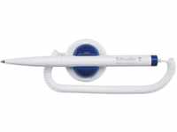 Schneider Klick-Fix Kugelschreiber mit Teleschnur (Schreibfarbe: blau, Strichstärke