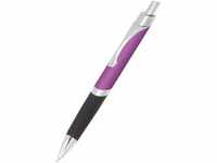 Online Druck-Kugelschreiber Magic Lilac, Sporty, Aluminium-Kulli, auswechselbarer