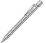 FABER-CASTELL 144111 - Kugelschreiber GRIP 2011, Mine M, Schaftfarbe silber, 1 St&uuml;ck