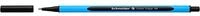 Schneider 152101 Schreibger&auml;te Kugelschreiber Slider Edge, Kappenmodell, M, schwarz,