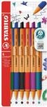 STABILO - Druck-Kugelschreiber - pointball - 6er Pack