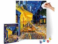 Schipper 609130359 Malen nach Zahlen - Nachtcafé von Vincent Van Gogh - Bilder malen