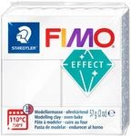 STAEDTLER 8020-014 - Fimo Effect Normalblock, 57 g, wei&szlig; transluzent