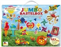 folia 50915/1 - Jumbo Bastelkoffer mit 107 Teilen, riesige Auswahl an