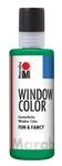 Marabu 04060004067 - Window Color fun & fancy, saftgr&uuml;n 80 ml, Fensterfarbe auf