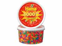 Hama 210-51 - 3000 Perlen, neon, gemischt, in der Dose