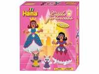 Hama Perlen 3230 Geschenk-Set Prinzessinnen mit ca. 3.000 Midi Bügelperlen mit