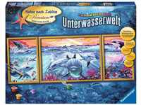 Ravensburger Malen nach Zahlen 28954 - Farbenfrohe Unterwasserwelt - Für...