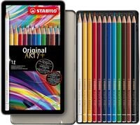 STABILO - Premium-Buntstift - Original | ARTY+, 12er Metalletui