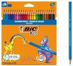 BIC Kids Buntstifte ECOlutions Evolution, zum Malen in 24 Farben, im Karton Etui, ab