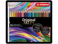 Premium-Buntstift - STABILO Original - ARTY+ - 24er Metalletui - mit 24...