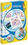 Totum 20665 Spr&uuml;hstifte Kreativ-Set mit verschiedenen Schablonen, 5 bunten