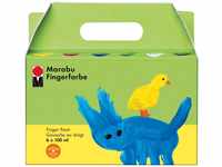 Marabu 030200081 - Fingerfarbe 6er Set 100 ml