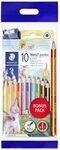 STAEDTLER 61 SET8 - Noris Club jumbo Farbstifte Bonuspack 10 St&uuml;ck mit
