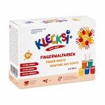 Feuchtmann KLECKSi Basic Maxi - 6 x 150g Fingermalfarbe, hautfreundliche...