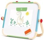 Hape Mobiles Atelier - f&uuml;r kleine Entdecker, magnetisches Whiteboard und Kreidetafel