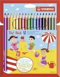 STABILO - Dreikant-Buntstift - Trio dick | 18er Pack