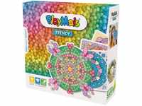 PlayMais TRENDY MOSAIC Mandala Kreativ-Set zum Basteln für Kinder ab 6 Jahren 