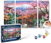 Schipper 609260751 Malen nach Zahlen - Kirschbl&uuml;te in Japan - Bilder malen f&uuml;r
