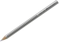 Faber-Castell 110982 - Buntstift Jumbo Grip, Silber