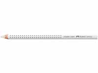 Faber-Castell 110901 - Buntstift Jumbo Grip, weiß